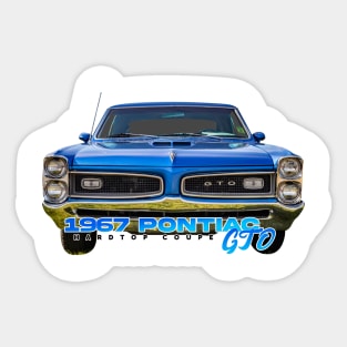 1967 Pontiac GTO hardtop coupe Sticker